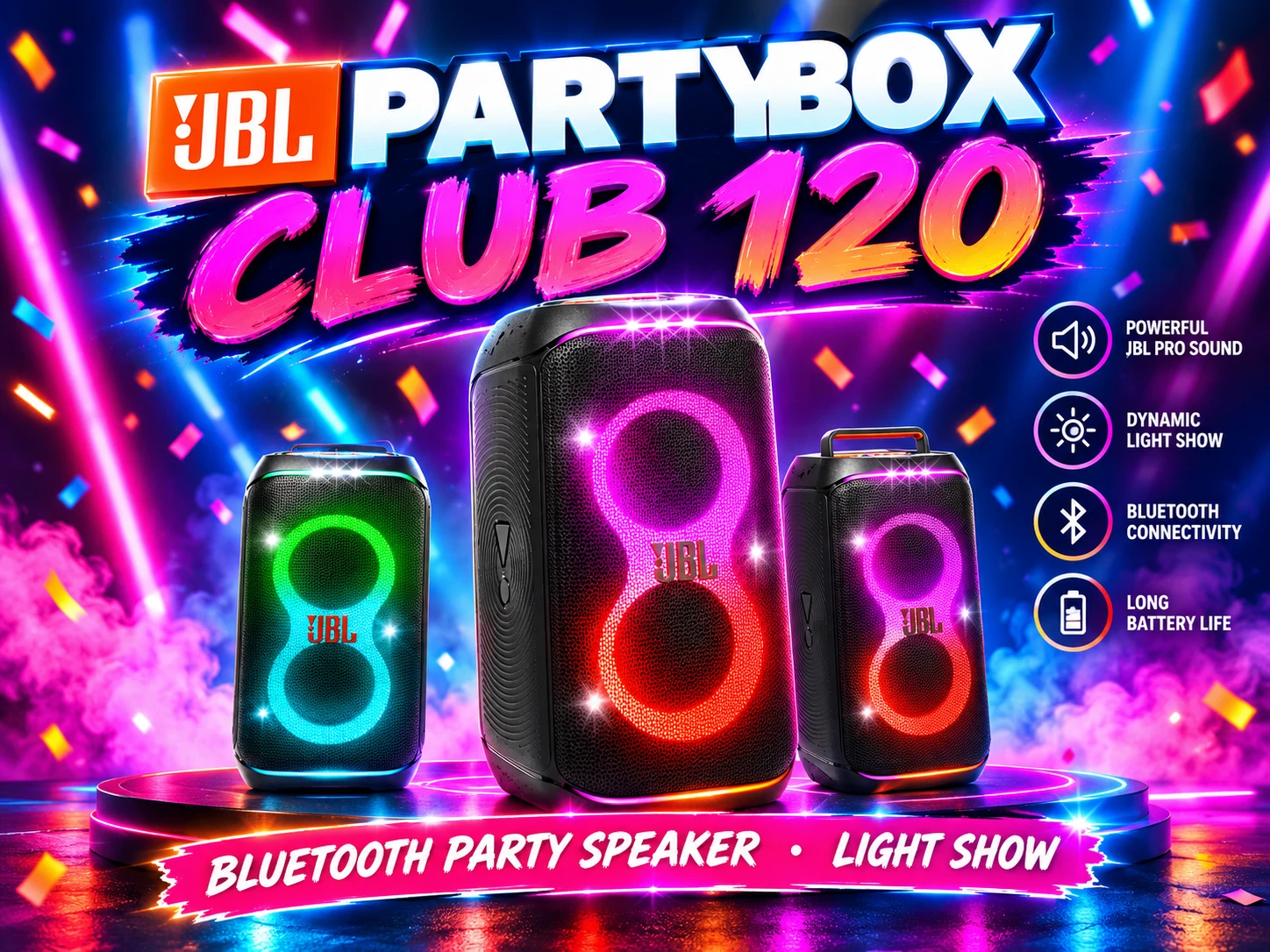 JBL PartyBox Club 120
