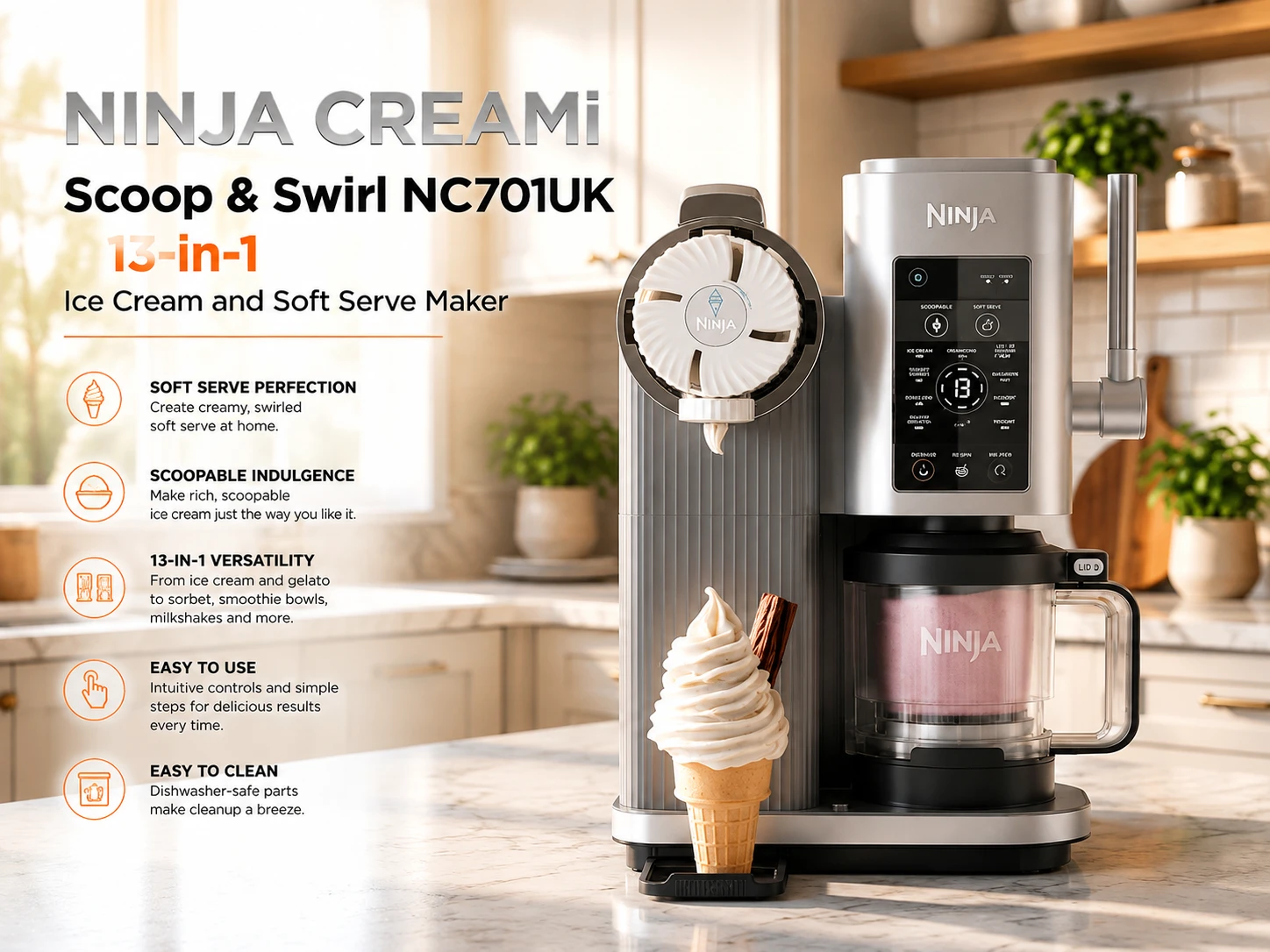 NINJA CREAMI SCOOP & SWIRL