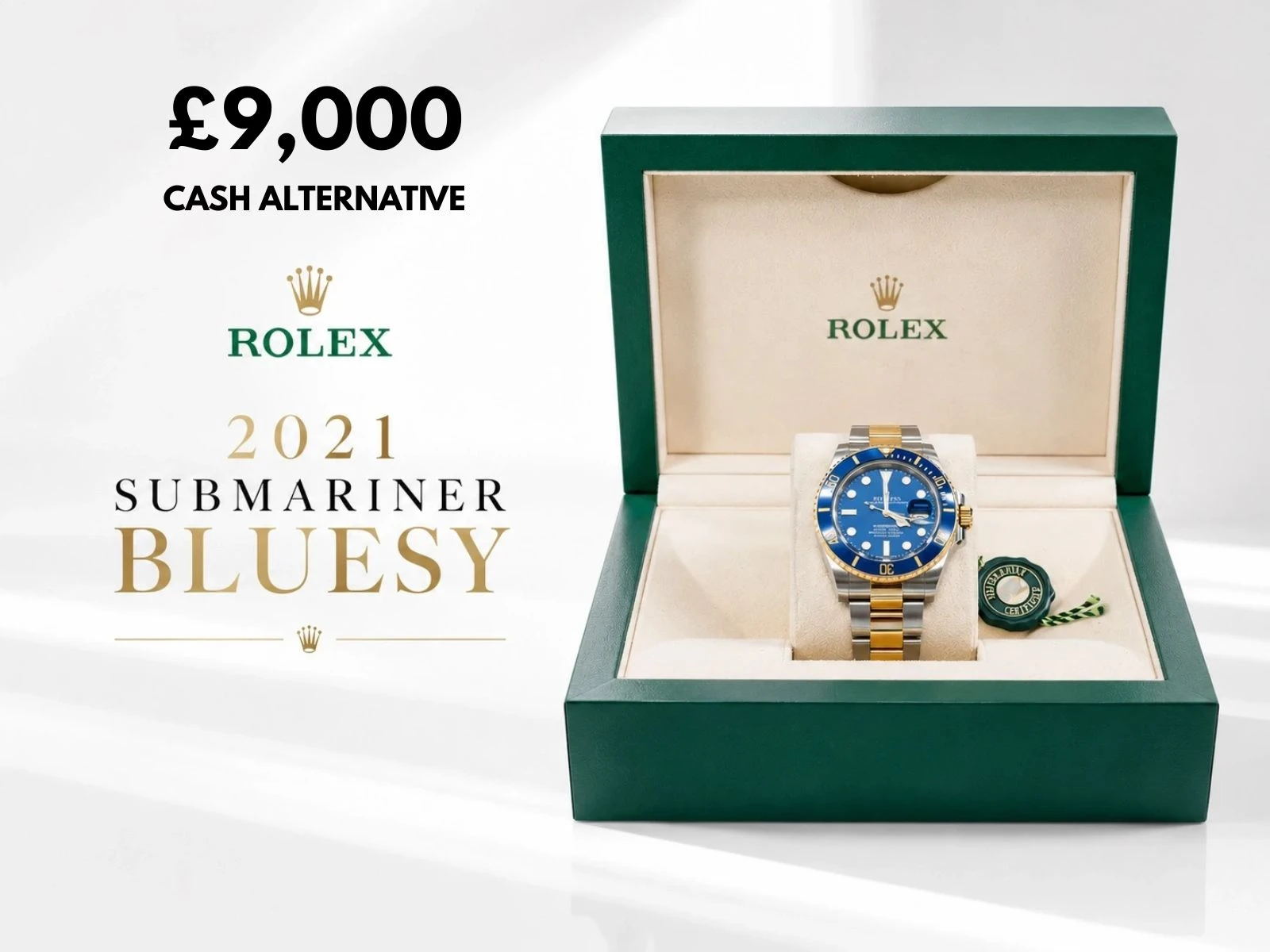 2021 ROLEX SUBMARINER BLUESY [£9,000 CASH ALTERNATIVE]