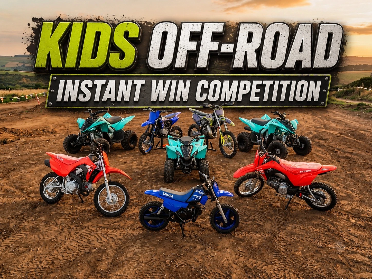 KIDS OFF-ROAD INSTANT WINS - £1,000 End Prize
