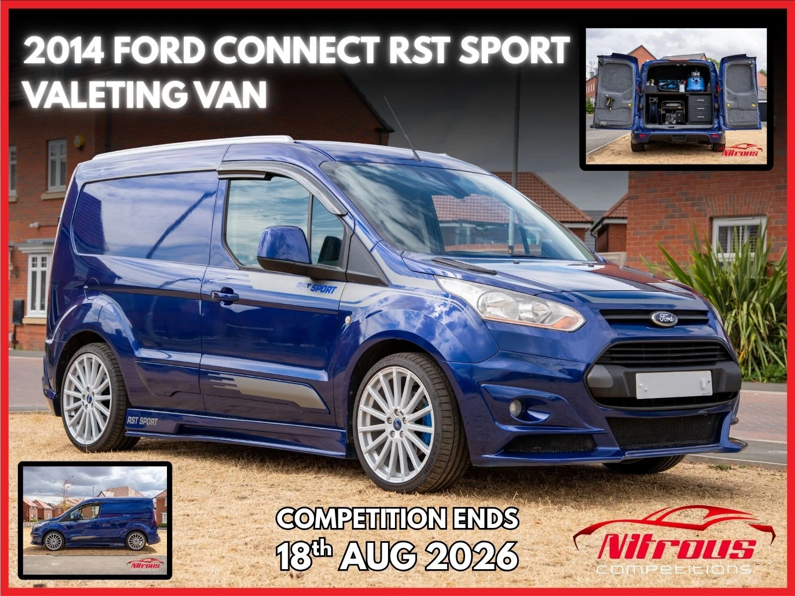 2014 FORD TRANSIT CONNECT VALETING VAN