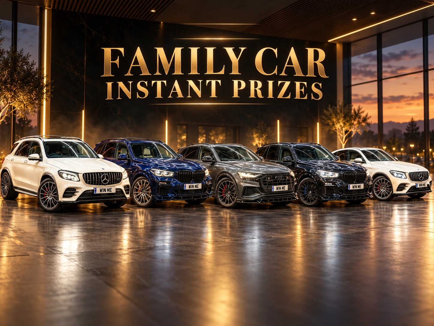 Family Car Instant Prizes - £5,000 END PRIZE