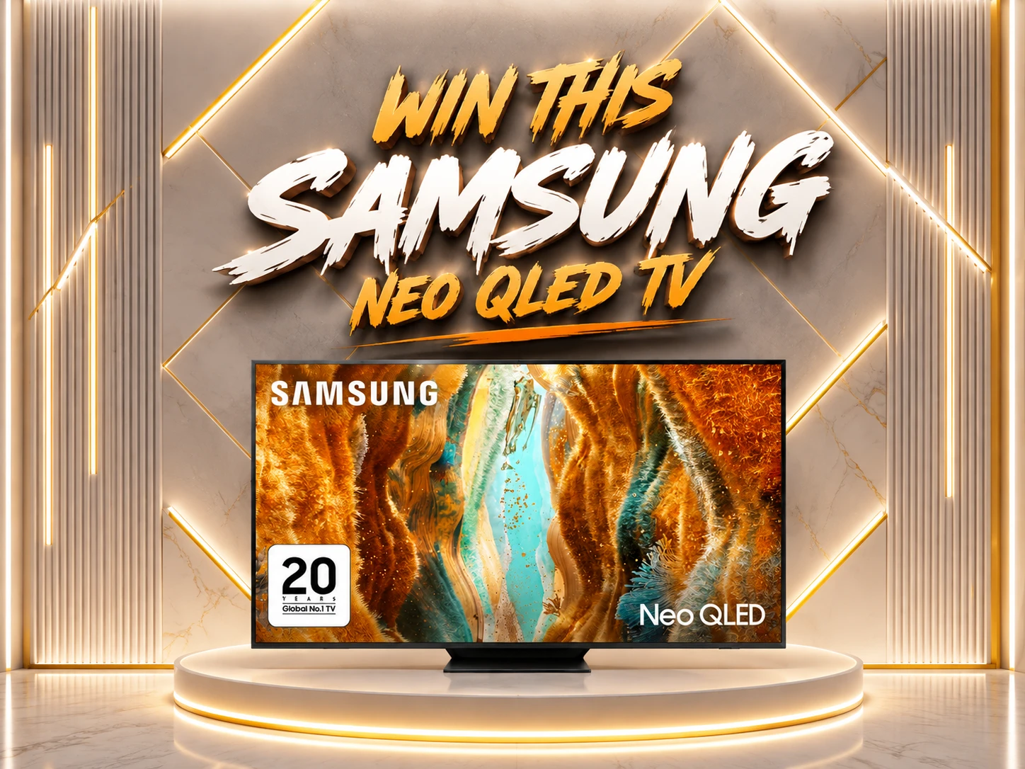 SAMSUNG QN70F 75" NEO QLED 4K SMART TV