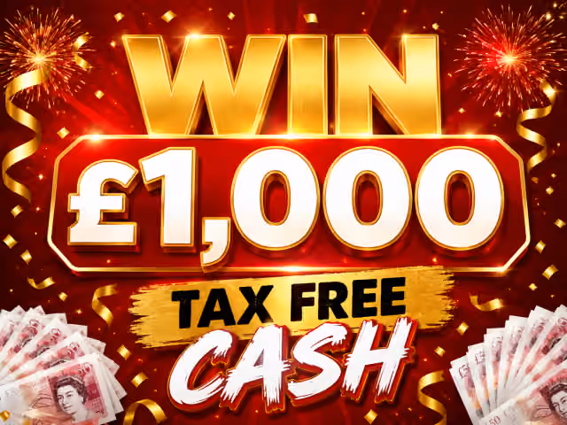 WIN £1,000 TAX FREE CASH - Draw 5
