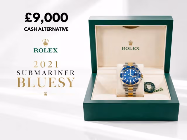 2021 ROLEX SUBMARINER BLUESY [£9,000 CASH ALTERNATIVE]