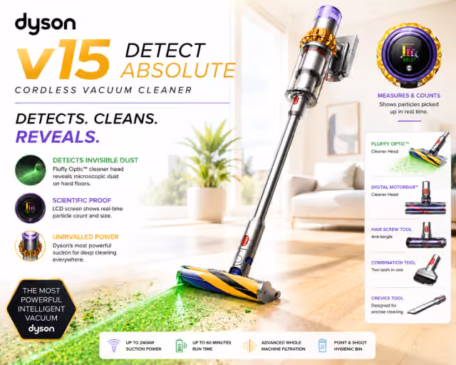 DYSON V15 DETECT ABSOLUTE
