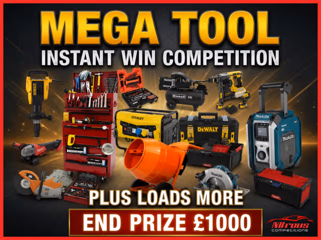 🔧 MEGA TOOL COMPETITION 🔧 - £1,000 End Prize