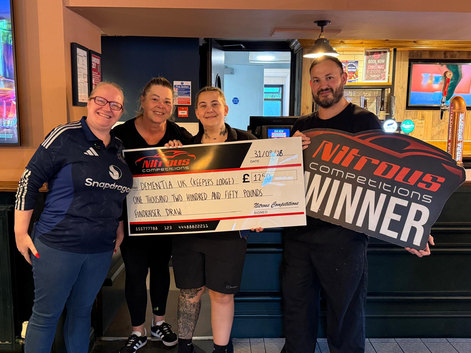 Dementia UK charity fundraiser – £500 Cash Prize