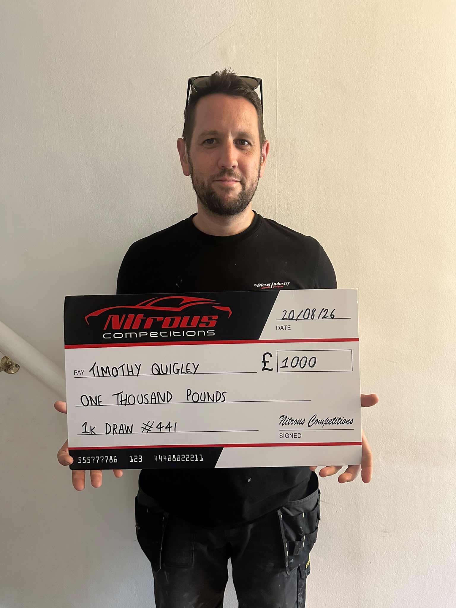 £1,000 Cash Prize - Draw 8