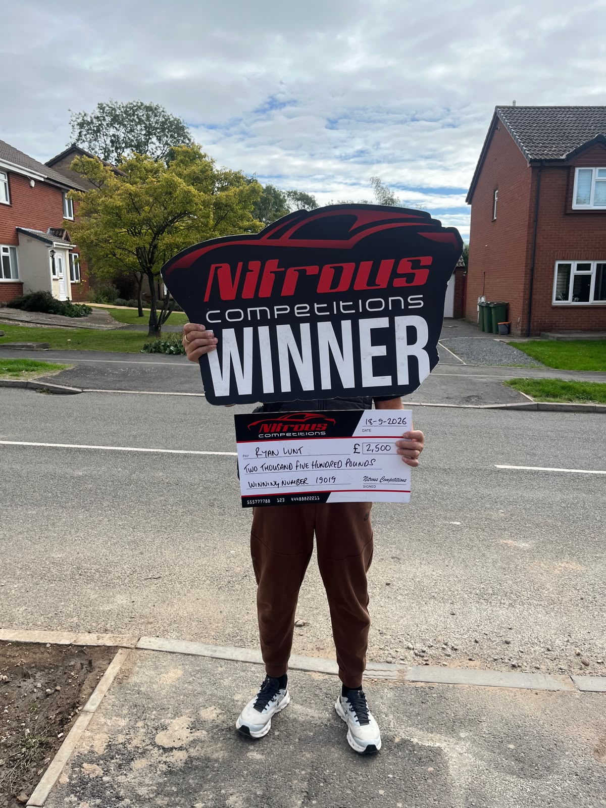 £2,500 Cash Prize — Draw 9