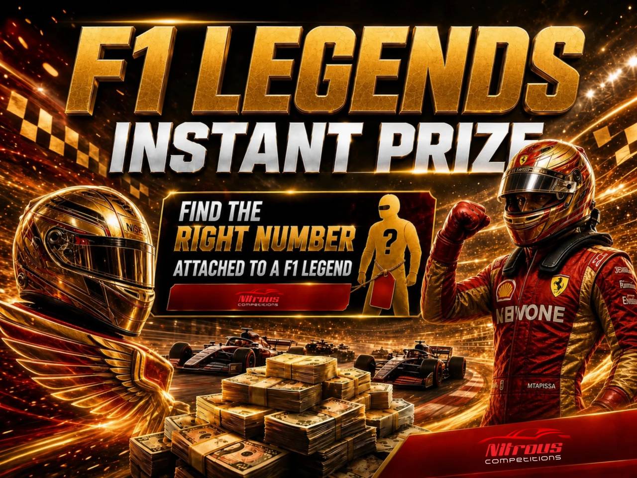 Formula One Legends Instant Prizes - £500 End Draw