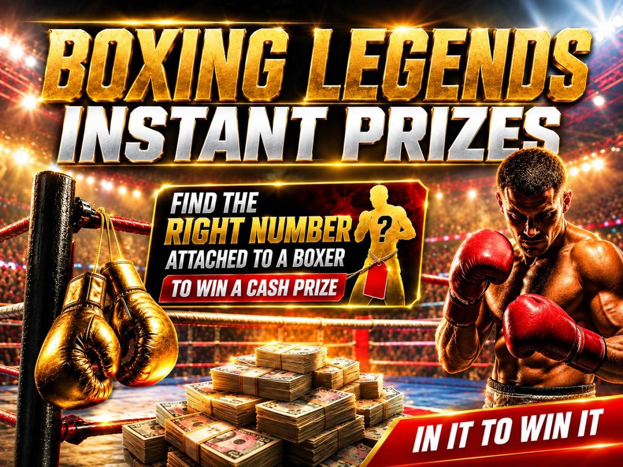 Boxing Legends Instant Prizes - £500 End Prize