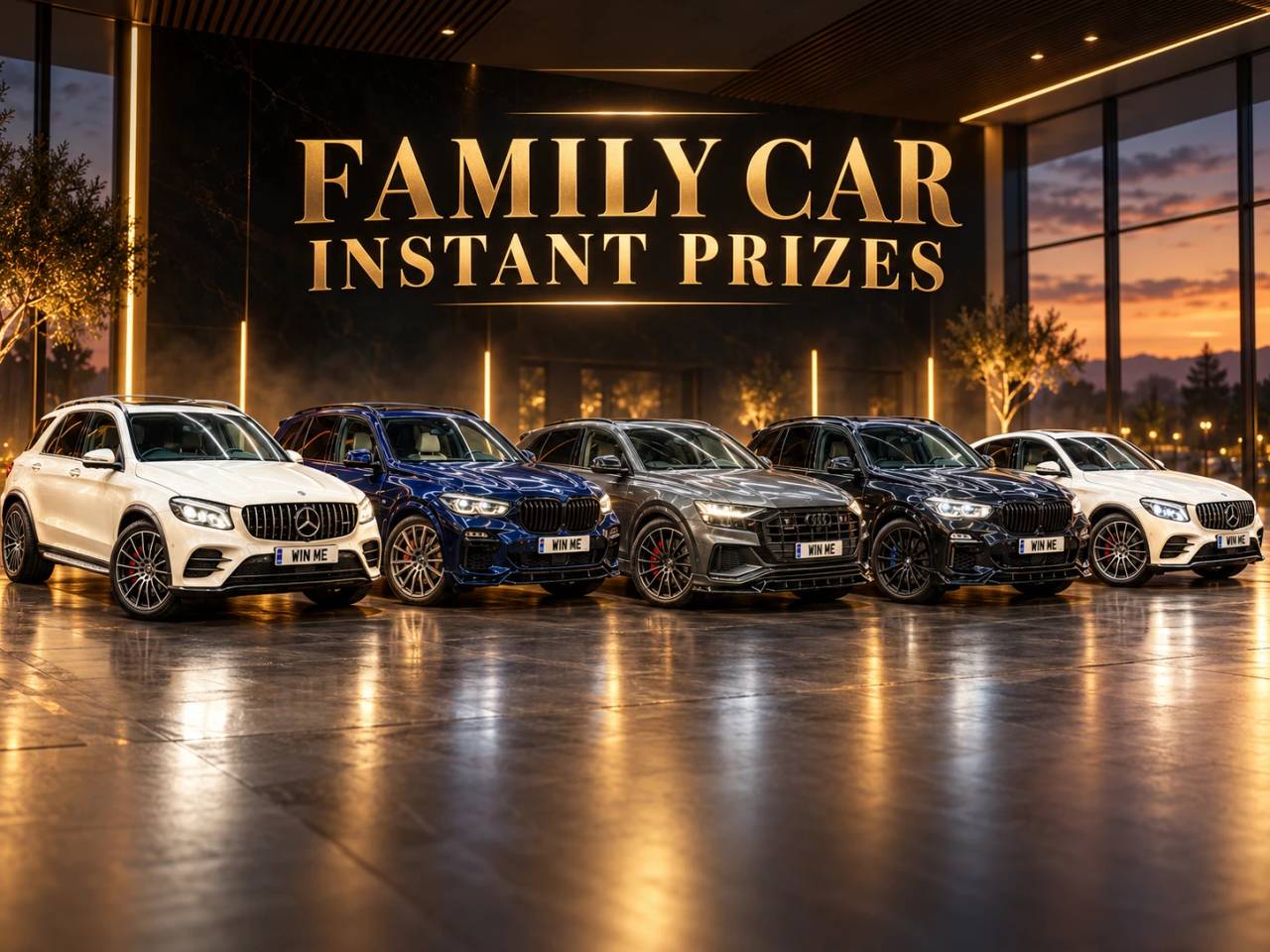 Family Car Instant Prizes - £5,000 END PRIZE