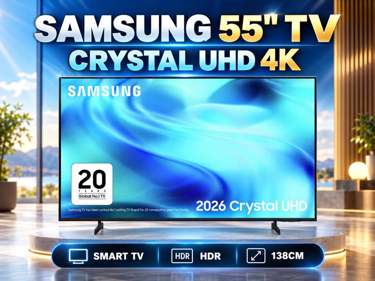 Samsung 55" Crystal UHD 4K TV