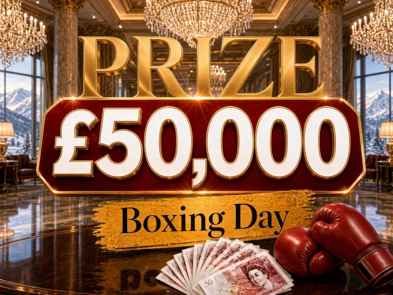 £50,000 on Boxing Day